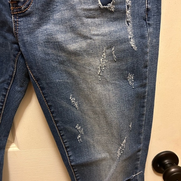 One X One Teaspoon Distressed & Cut Knee Jeans Sz 25 - Picture 8 of 12